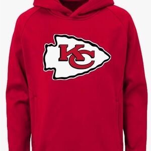 Kids Red NFL Kansas City Chiefs Hoodie Size 10-12